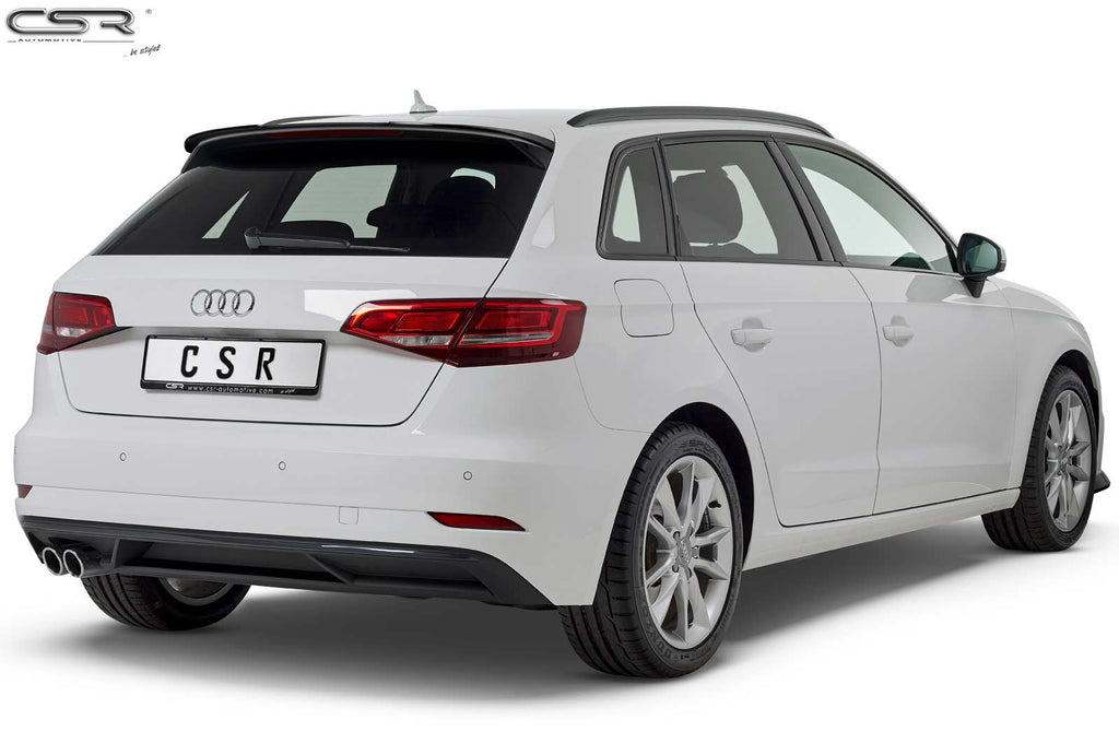 CSR Heckspoiler | Heckflügel mit ABE für Audi A3 8V Sportback HF633-L Unlackiert roh (Lackierung erforderlich)