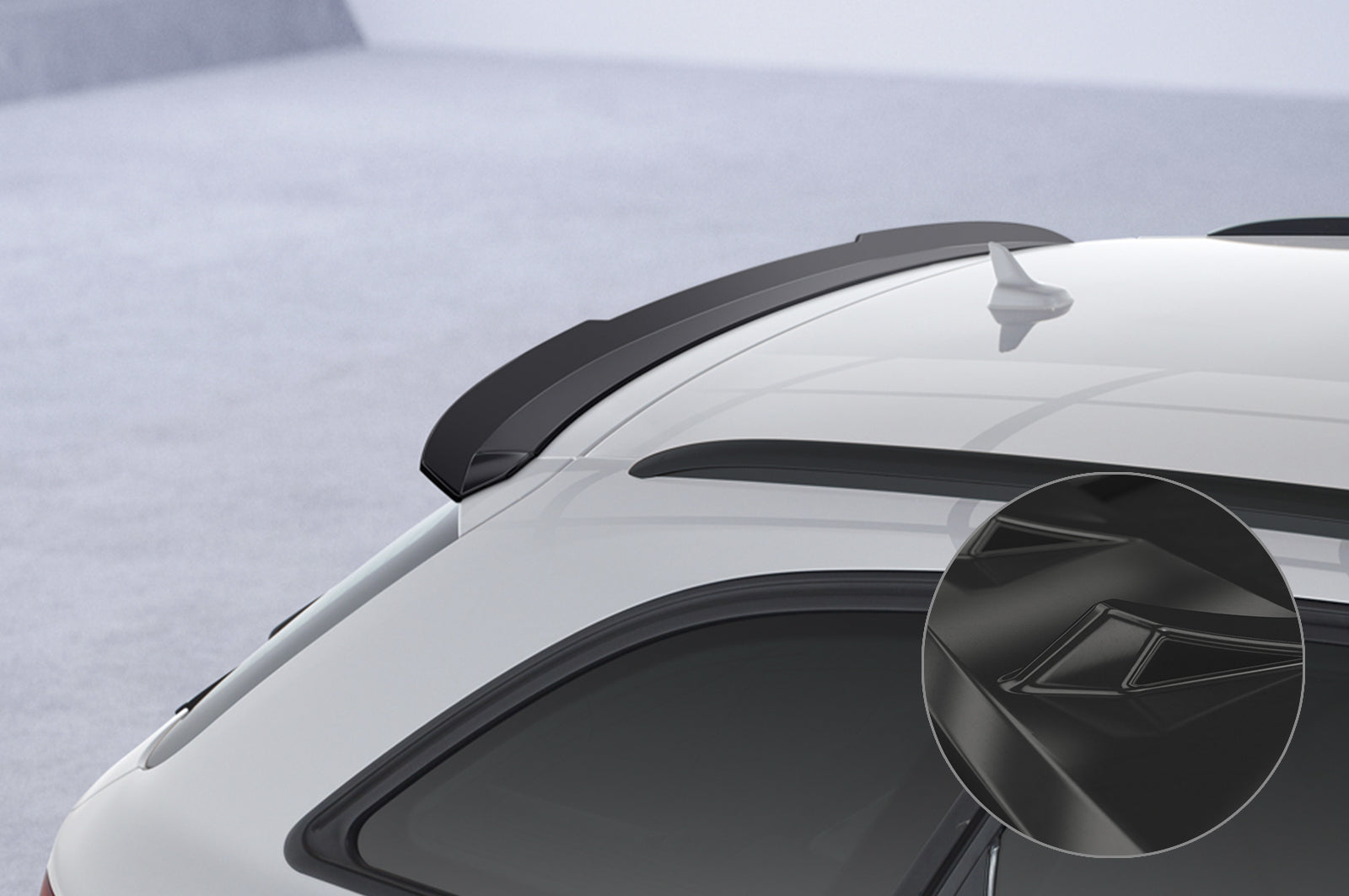 CSR Heckspoiler | Heckflügel mit ABE für Audi A4 B8 (Typ 8K) Avant HF635-G Glossy schwarz Hochglanz (keine Lackierung erforderlich)