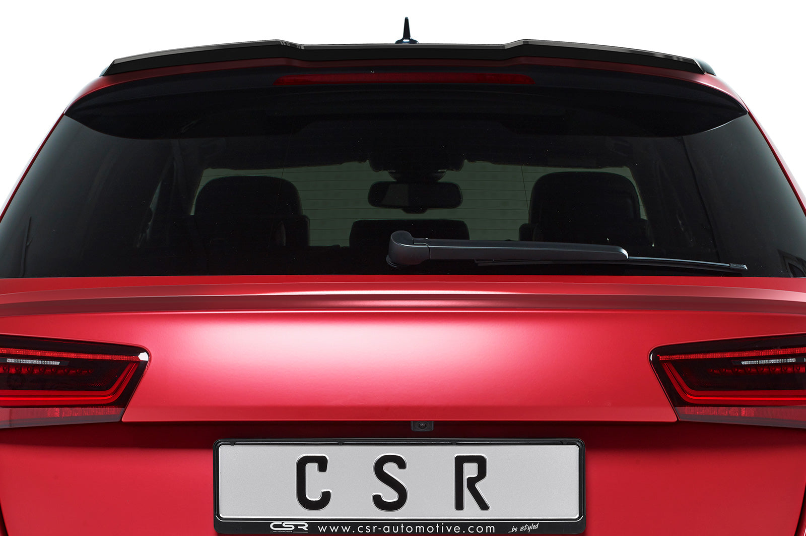 CSR Heckspoiler | Heckflügel mit ABE für Audi A6 C7 S-Line / S6 C7 HF636-C Carbon Look Hochglanz (keine Lackierung erforderlich)