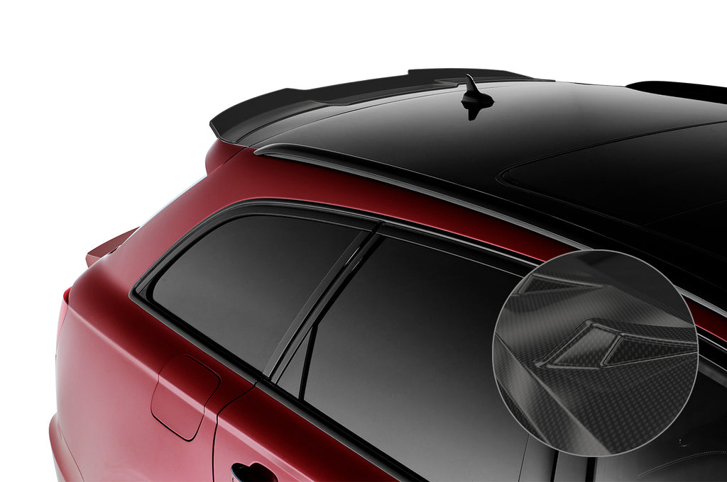 CSR Heckspoiler | Heckflügel mit ABE für Audi A6 C7 S-Line / S6 C7 HF636-C Carbon Look Hochglanz (keine Lackierung erforderlich)
