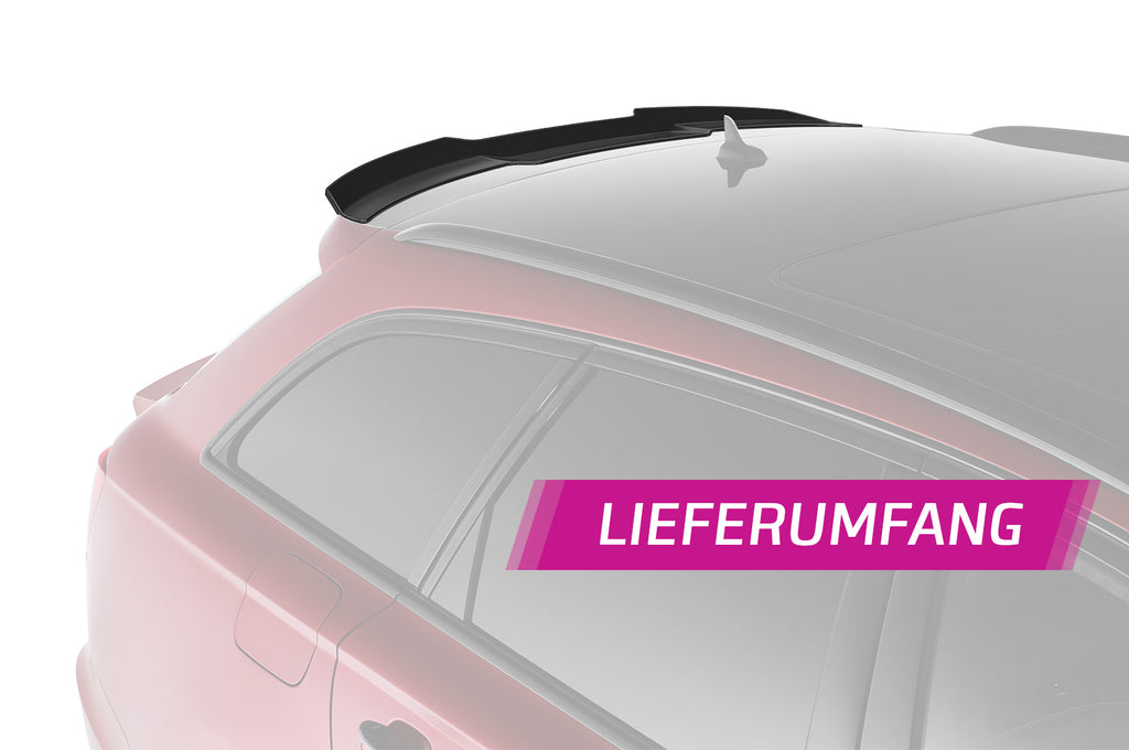 CSR Heckspoiler | Heckflügel mit ABE für Audi A6 C7 S-Line / S6 C7 HF636-C Carbon Look Hochglanz (keine Lackierung erforderlich)
