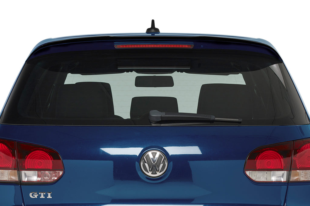 CSR Heckspoiler | Heckflügel mit ABE für VW Golf 6 GTI/ GTD/ R/ R-Line HF639-G Glossy schwarz Hochglanz (keine Lackierung erforderlich)