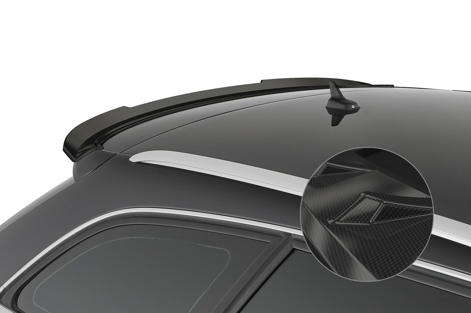 CSR Heckspoiler | Heckflügel mit ABE für Audi A6 C7 4G Avant HF640-C Carbon Look Hochglanz (keine Lackierung erforderlich)