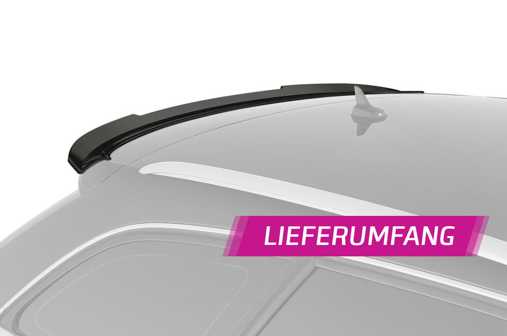 CSR Heckspoiler | Heckflügel mit ABE für Audi A6 C7 4G Avant HF640-C Carbon Look Hochglanz (keine Lackierung erforderlich)