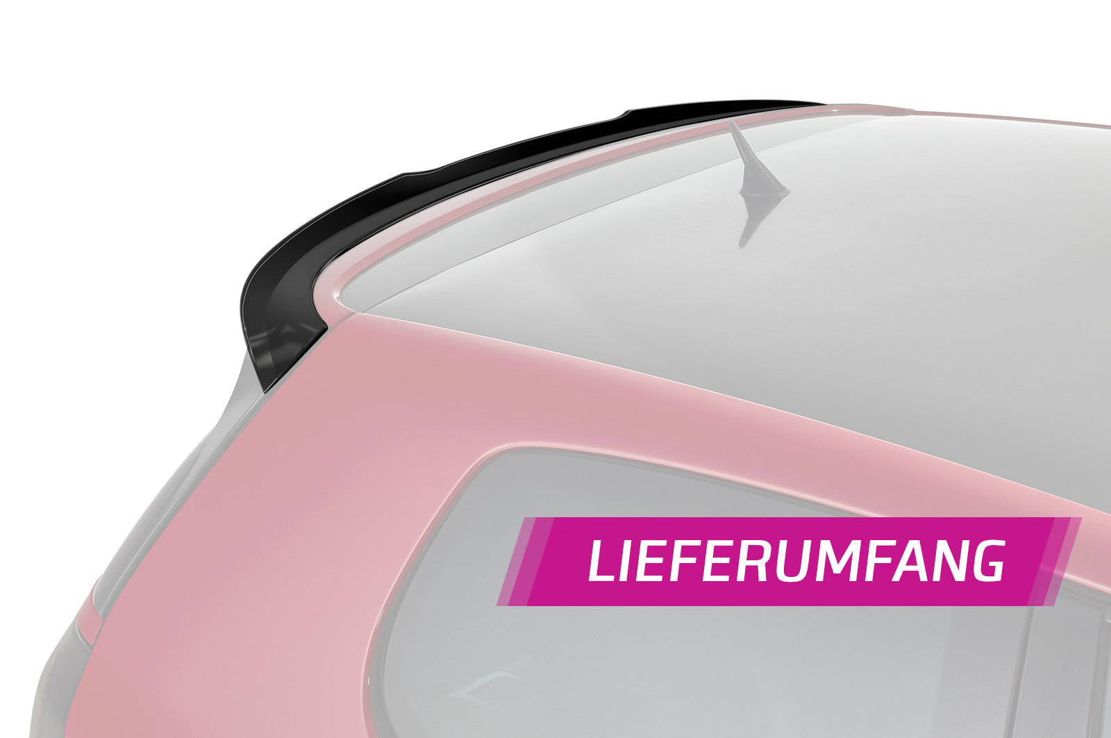 CSR Heckspoiler | Heckflügel mit ABE für VW Golf 5 (Typ 1K) GTI / R32 HF643-L Unlackiert roh (Lackierung erforderlich)