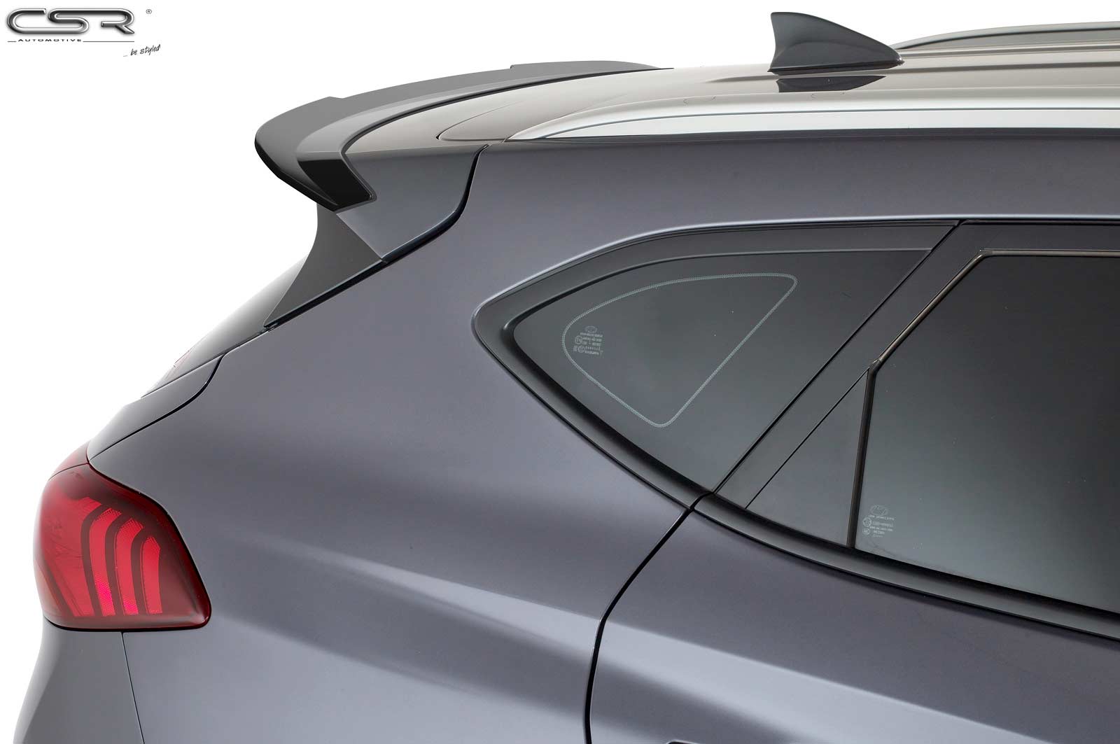 CSR Heckspoiler | Heckflügel mit ABE für Hyundai Tucson (TL) HF645-G Glossy schwarz Hochglanz (keine Lackierung erforderlich)