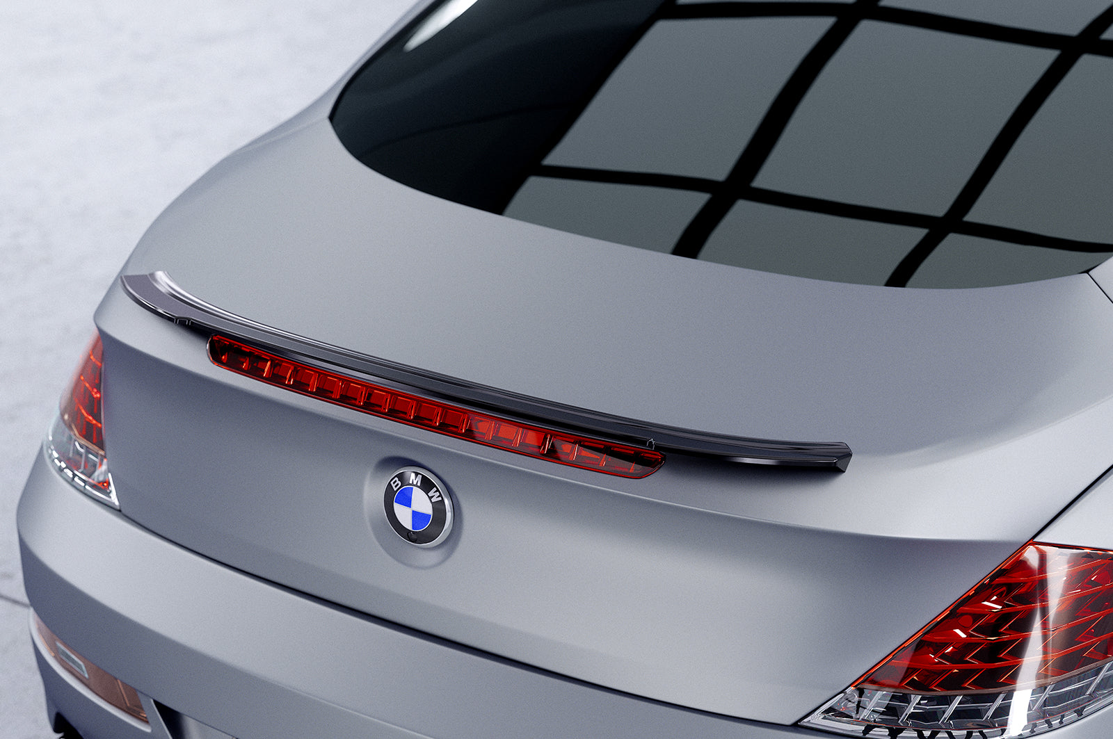 CSR Heckspoiler | Heckflügel mit ABE für BMW 6er E63/E64 HF649-S Strukturiert schwarz matt (keine Lackierung erforderlich)