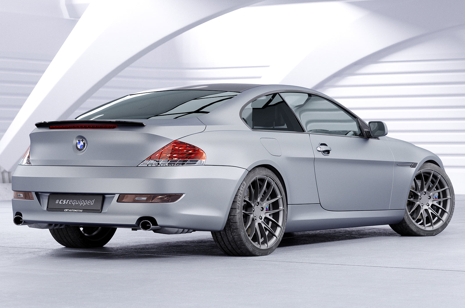CSR Heckspoiler | Heckflügel mit ABE für BMW 6er E63/E64 HF649-L Unlackiert roh (Lackierung erforderlich)