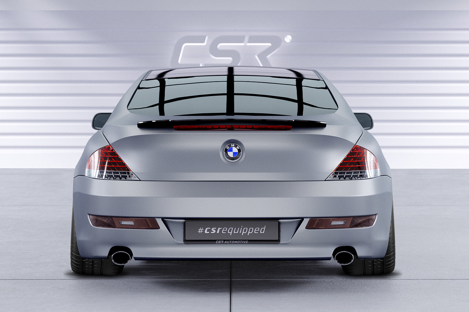 CSR Heckspoiler | Heckflügel mit ABE für BMW 6er E63/E64 HF649-L Unlackiert roh (Lackierung erforderlich)