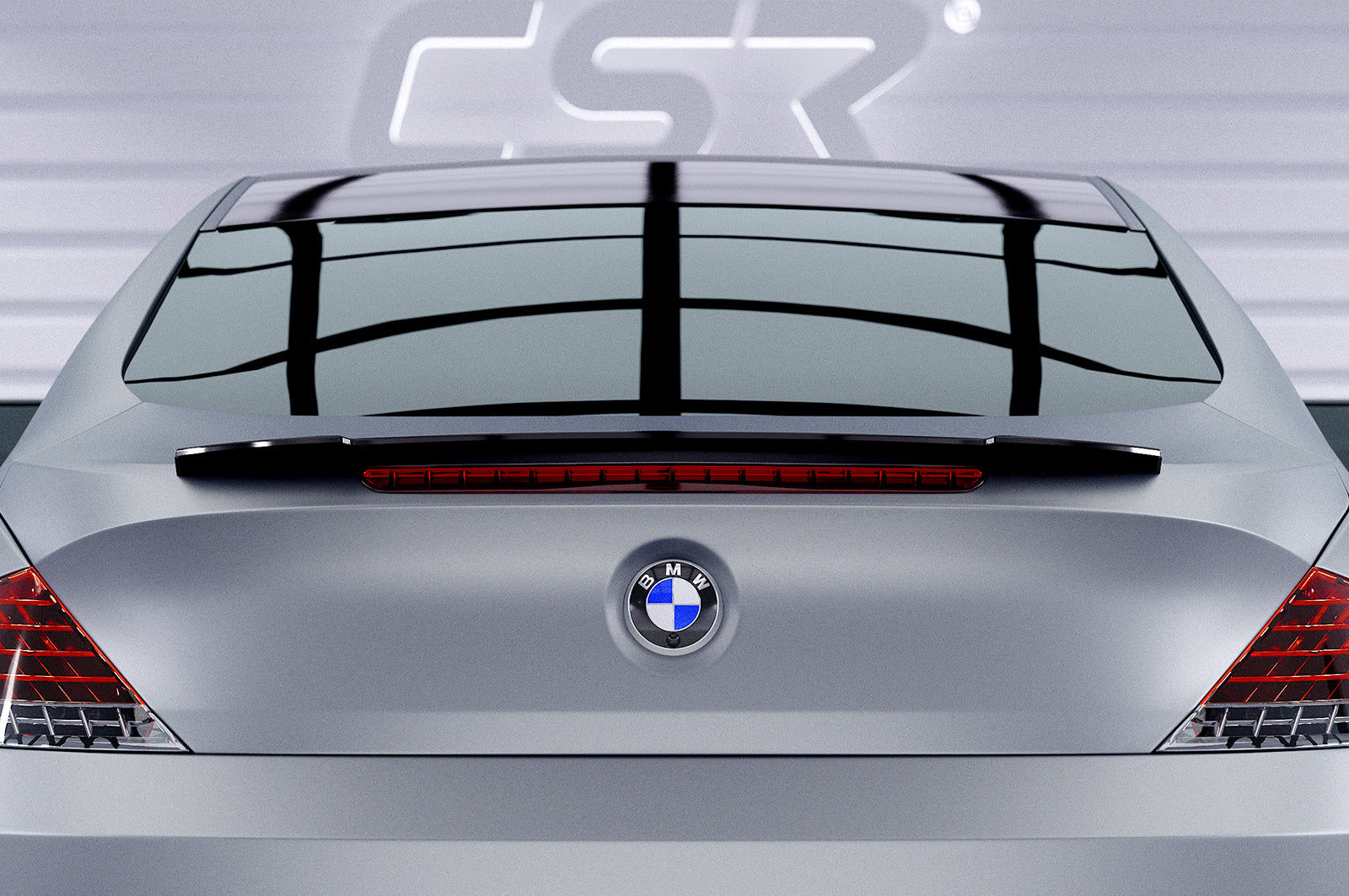 CSR Heckspoiler | Heckflügel mit ABE für BMW 6er E63/E64 HF649-S Strukturiert schwarz matt (keine Lackierung erforderlich)