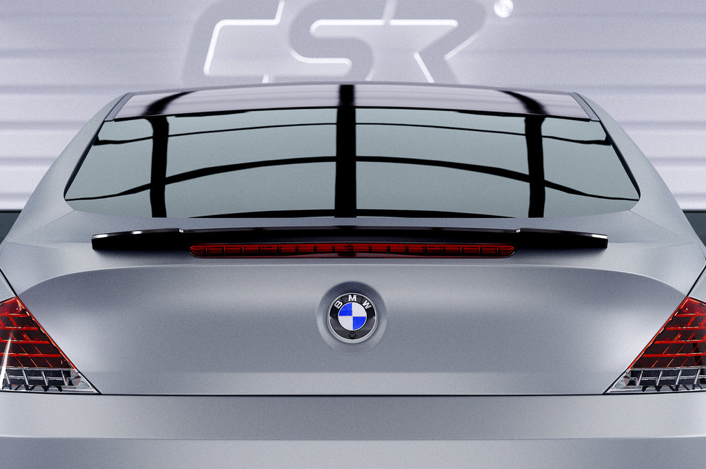 CSR Heckspoiler | Heckflügel mit ABE für BMW 6er E63/E64 HF649-G Glossy schwarz Hochglanz (keine Lackierung erforderlich)