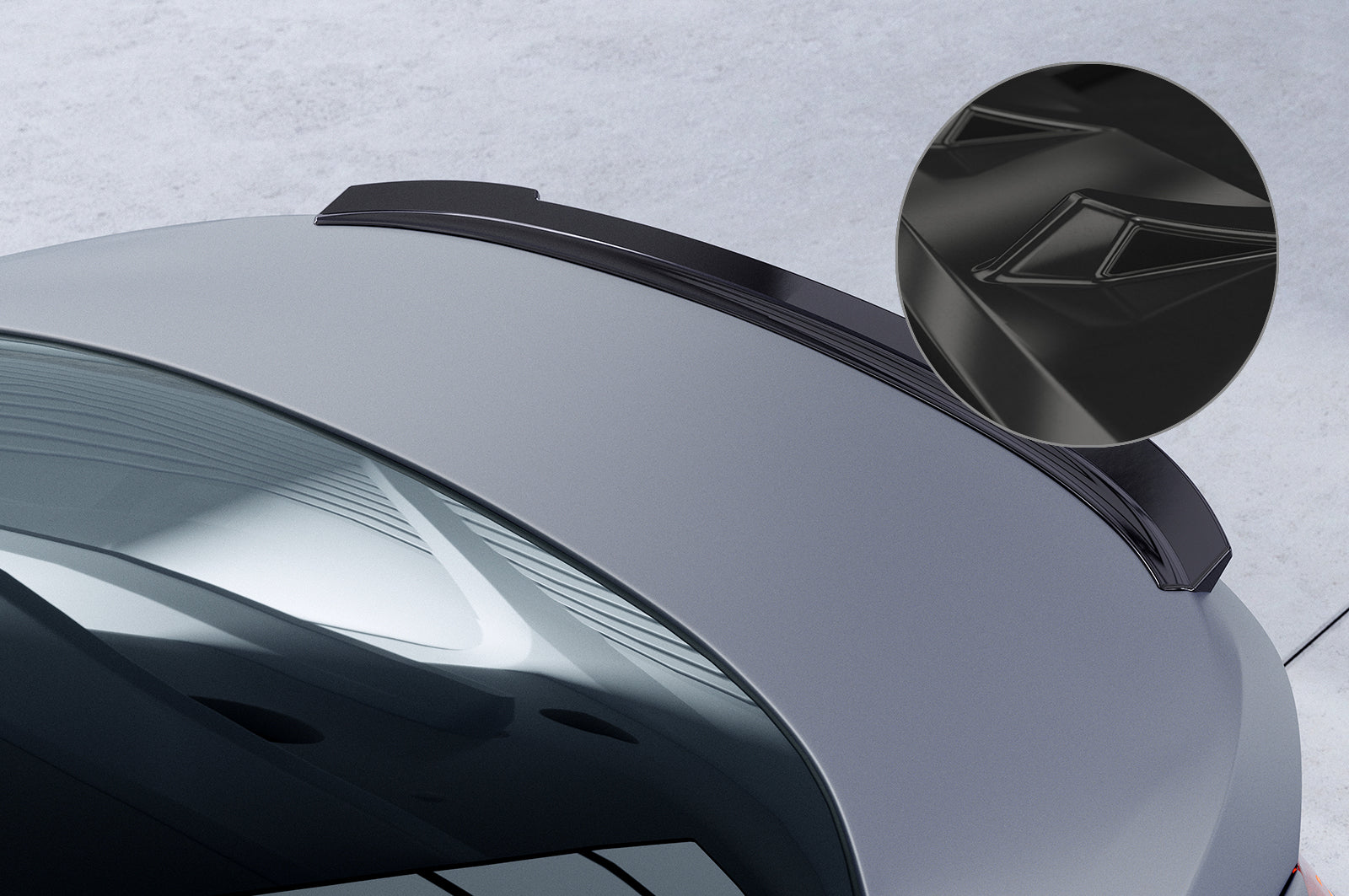 CSR Heckspoiler | Heckflügel mit ABE für BMW 6er E63/E64 HF649-G Glossy schwarz Hochglanz (keine Lackierung erforderlich)