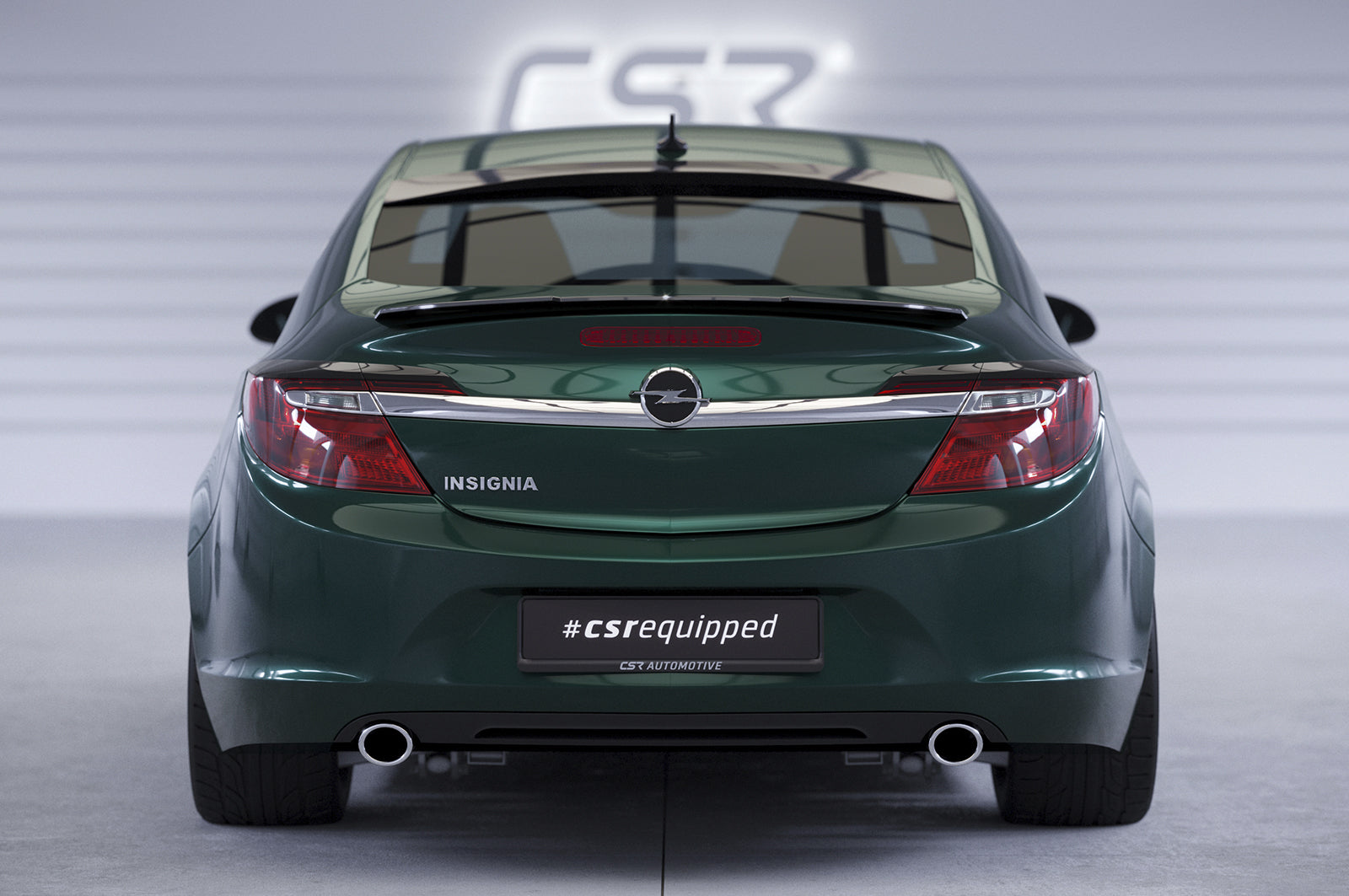 CSR Heckspoiler | Heckflügel mit ABE für Opel Insignia A HF652-L Unlackiert roh (Lackierung erforderlich)