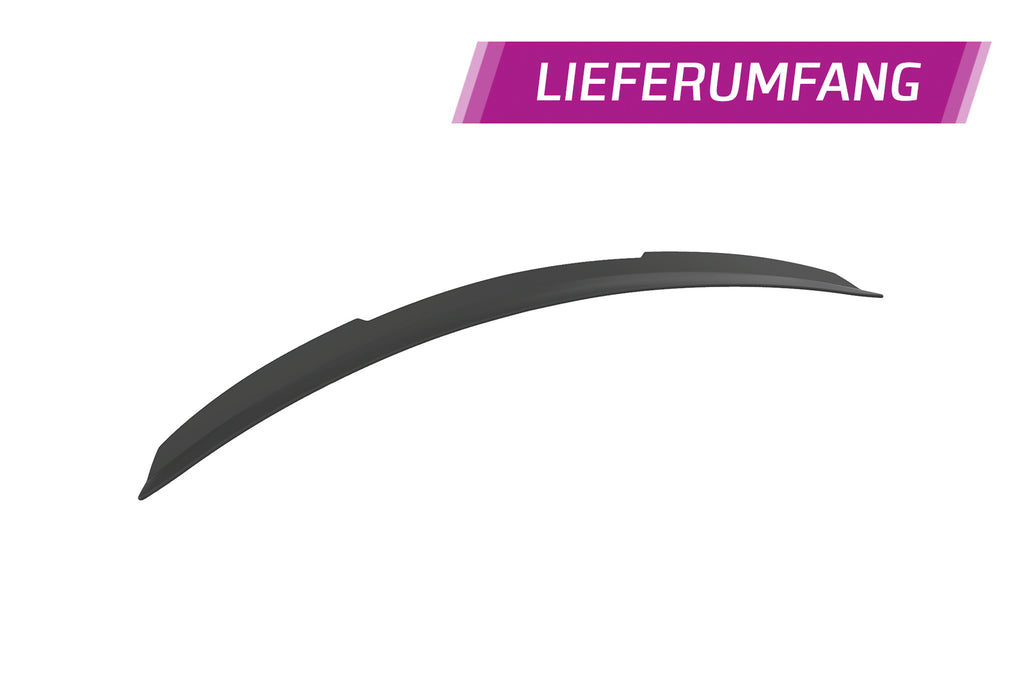 CSR Heckspoiler | Heckflügel mit ABE für Mercedes-Benz SLK / SLC R172 HF655-S Strukturiert schwarz matt (keine Lackierung erforderlich)