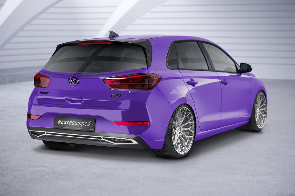 CSR Heckspoiler | Heckflügel mit ABE für Hyundai I30 PD HF656-G Glossy schwarz Hochglanz (keine Lackierung erforderlich)