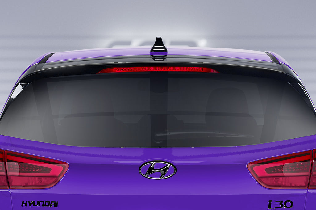 CSR Heckspoiler | Heckflügel mit ABE für Hyundai I30 PD HF656-G Glossy schwarz Hochglanz (keine Lackierung erforderlich)