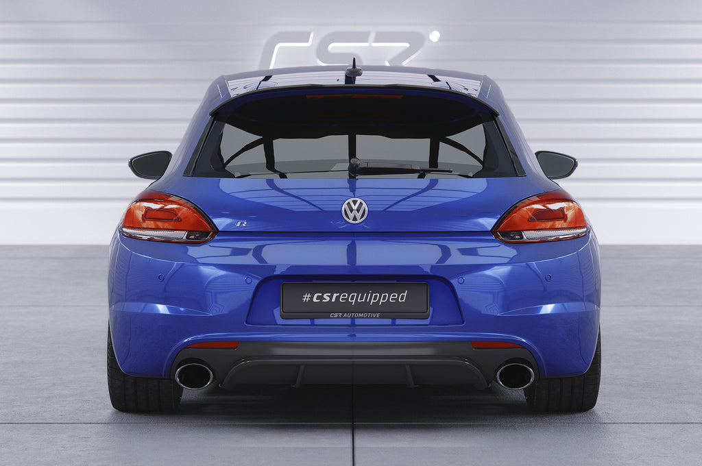 CSR Heckspoiler | Heckflügel mit ABE für VW Scirocco III R / R-Line HF657-L Unlackiert roh (Lackierung erforderlich)
