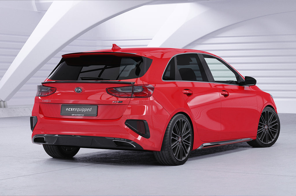CSR Heckspoiler | Heckflügel mit ABE für Kia Ceed (CD) HF658-G Glossy schwarz Hochglanz (keine Lackierung erforderlich)
