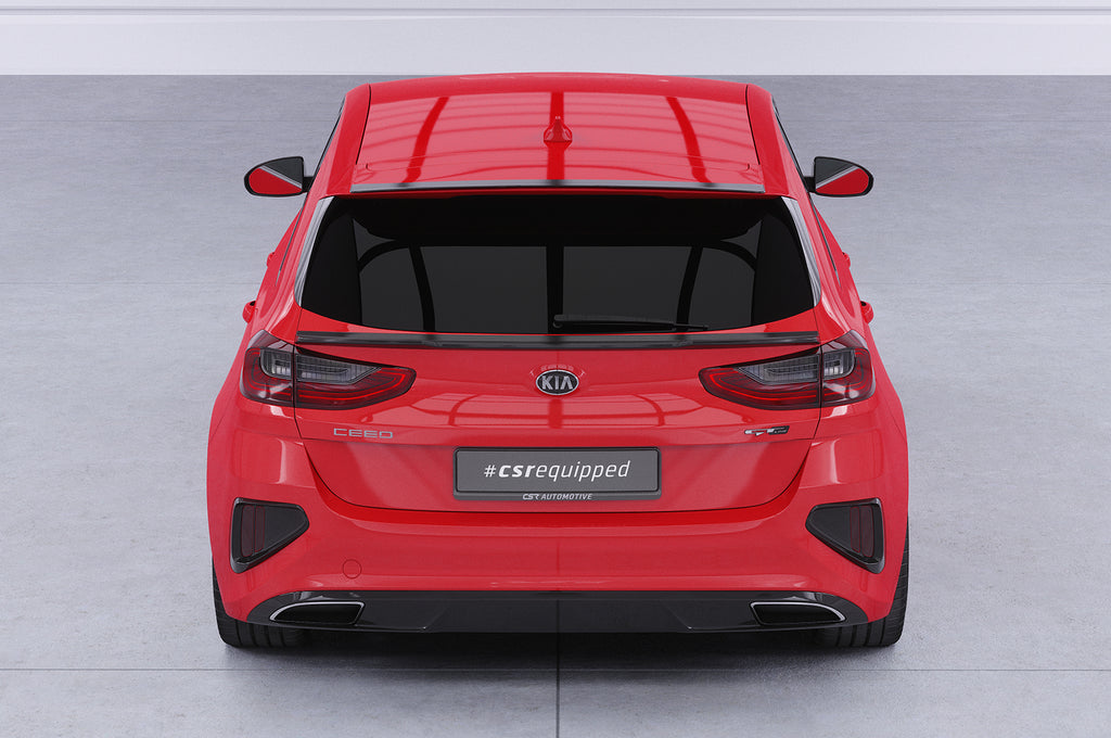 CSR Heckspoiler | Heckflügel mit ABE für Kia Ceed (CD) HF658-S Strukturiert schwarz matt (keine Lackierung erforderlich)