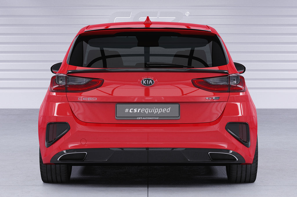 CSR Heckspoiler | Heckflügel mit ABE für Kia Ceed (CD) HF658-S Strukturiert schwarz matt (keine Lackierung erforderlich)