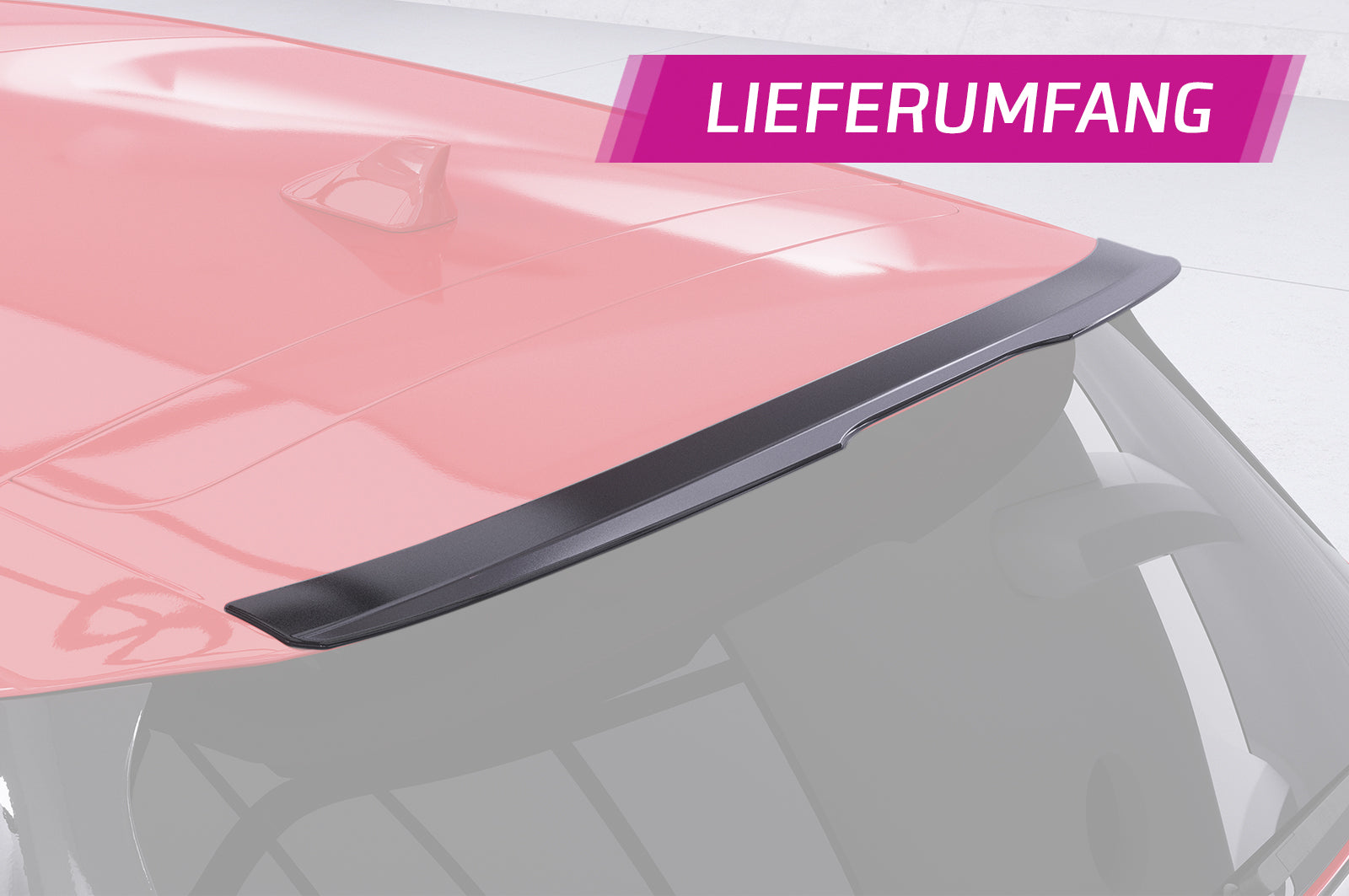 CSR Heckspoiler | Heckflügel mit ABE für Kia Ceed (CD) HF658-S Strukturiert schwarz matt (keine Lackierung erforderlich)