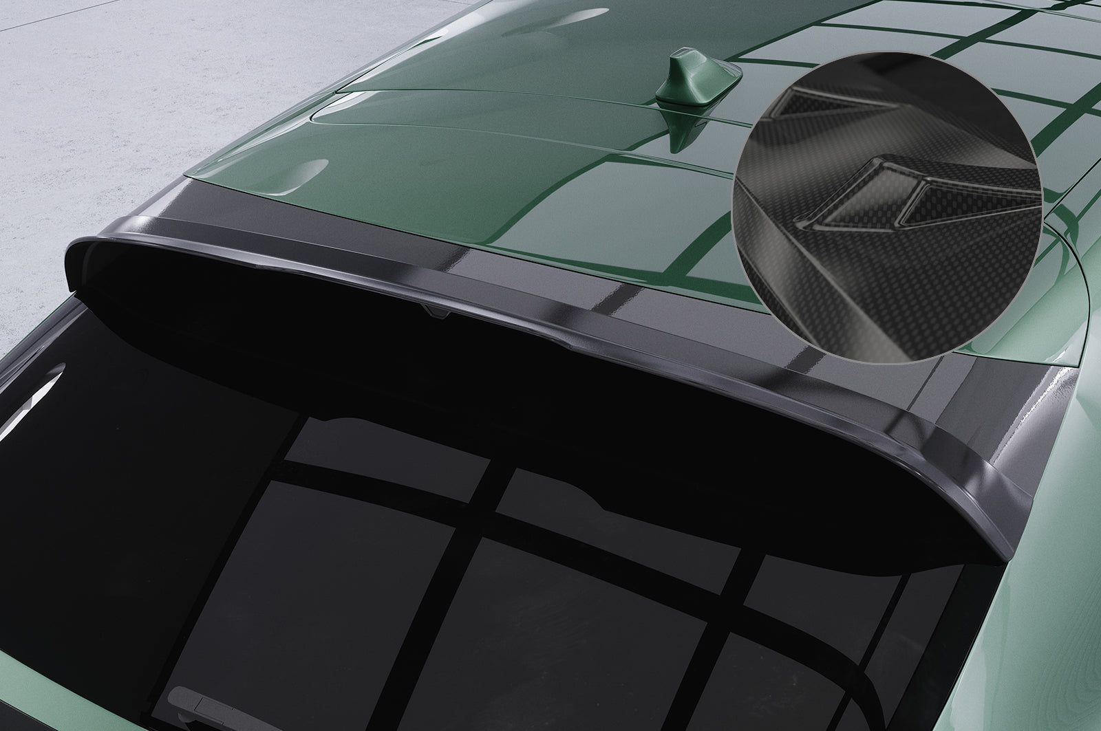 CSR Heckspoiler | Heckflügel mit ABE für Kia ProCeed (CD) HF659-C Carbon Look Hochglanz (keine Lackierung erforderlich)