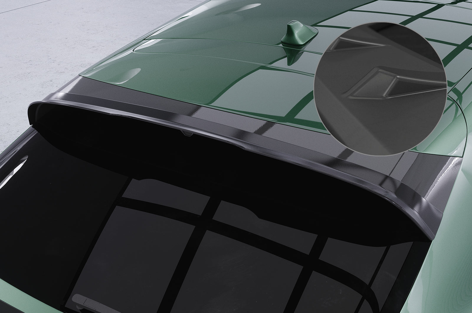 CSR Heckspoiler | Heckflügel mit ABE für Kia ProCeed (CD) HF659-L Unlackiert roh (Lackierung erforderlich)