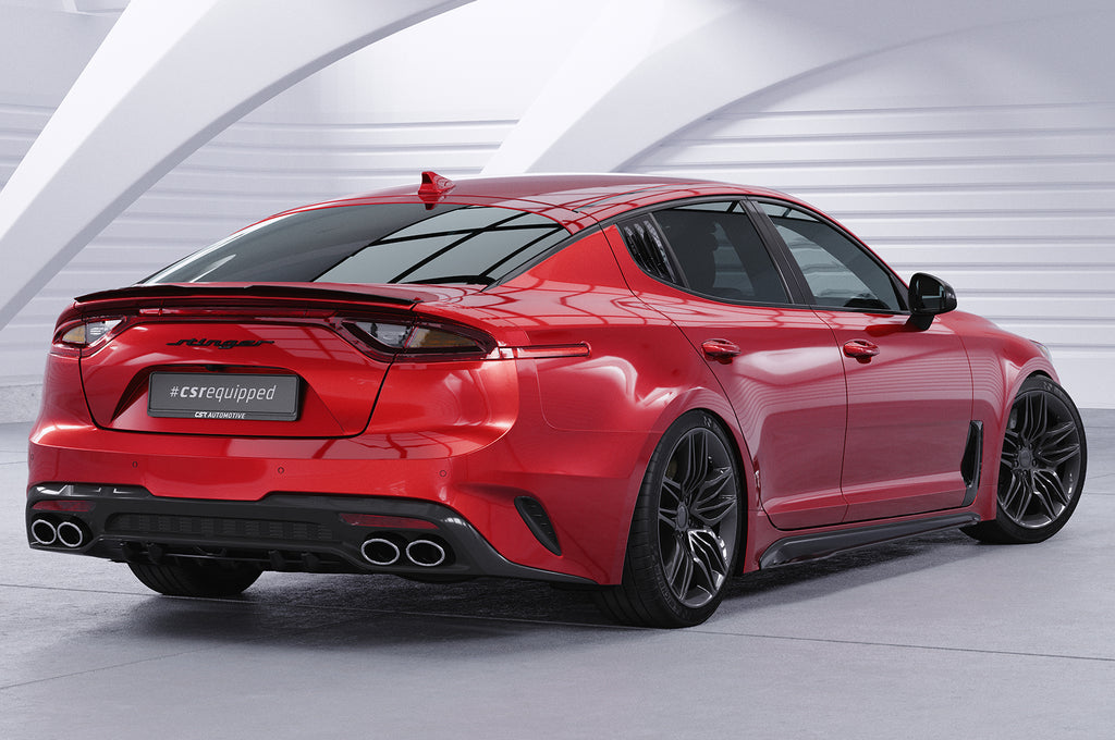 CSR Heckspoiler | Heckflügel mit ABE für Kia Stinger GT HF660-C Carbon Look Hochglanz (keine Lackierung erforderlich)