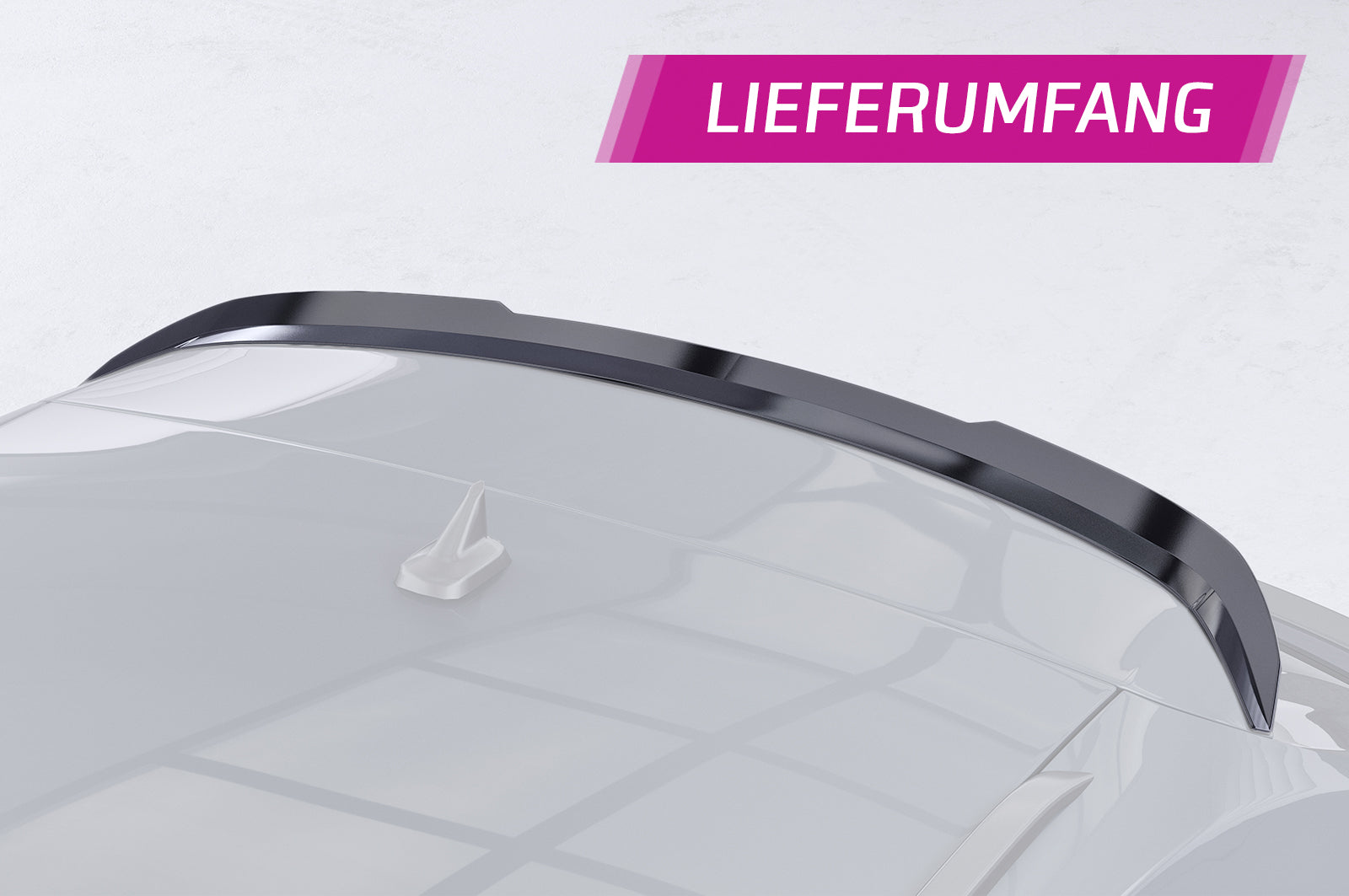 CSR Heckspoiler | Heckflügel mit ABE für Audi Q3 (8U) HF661-G Glossy schwarz Hochglanz (keine Lackierung erforderlich)