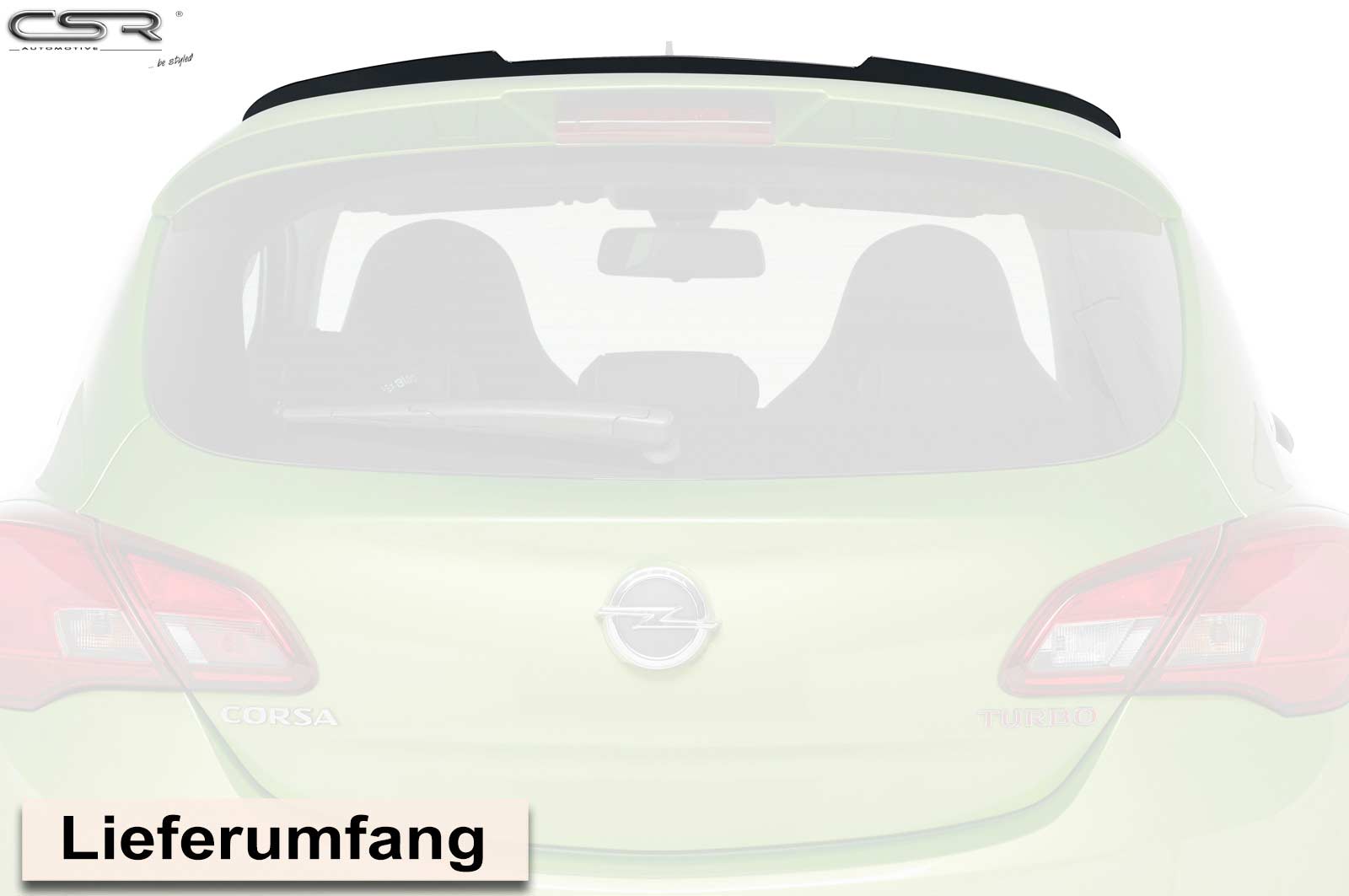 CSR Heckspoiler | Heckflügel mit ABE für Opel Corsa E OPC-Line HF663