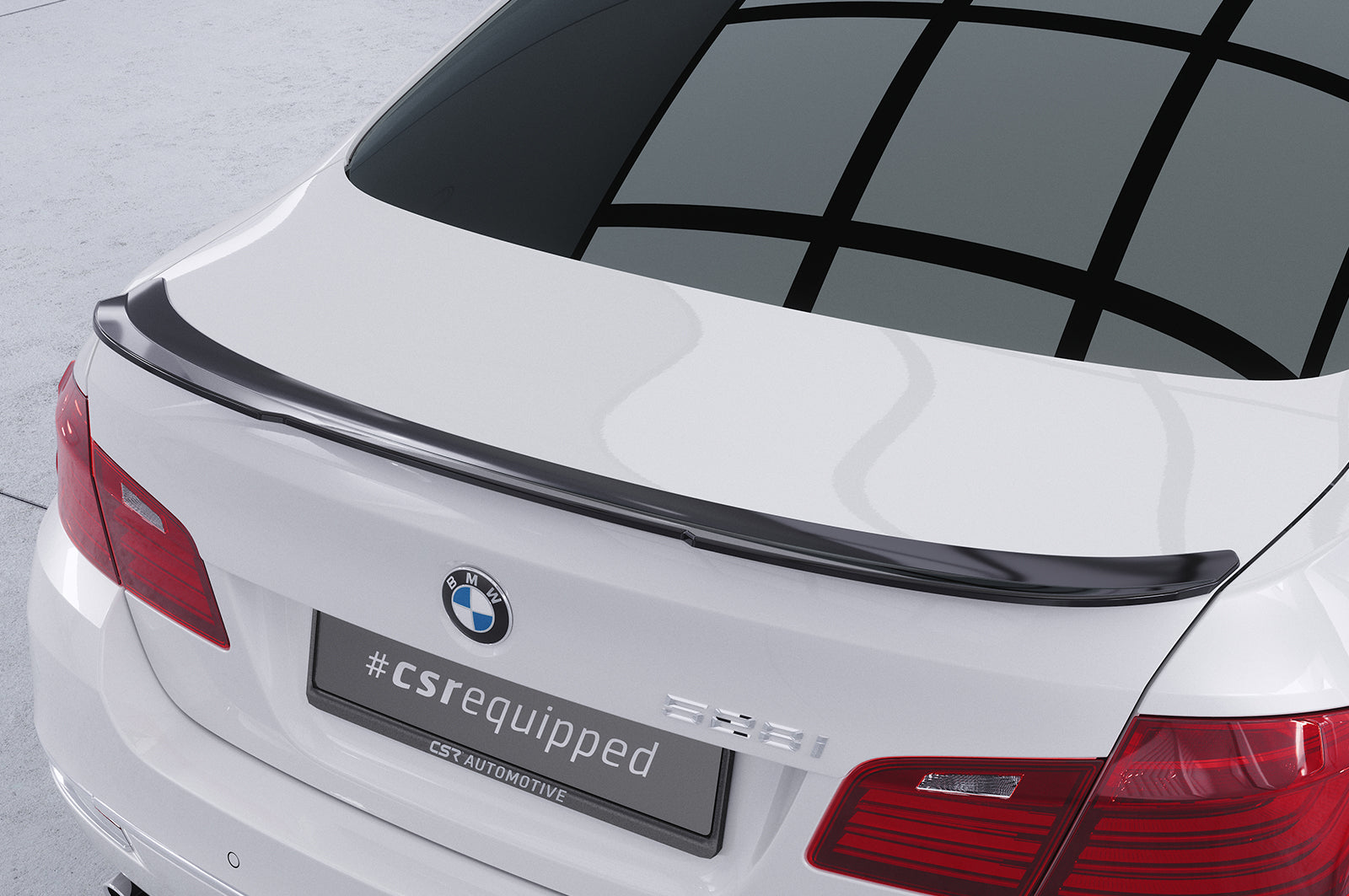 CSR Heckspoiler | Heckflügel mit ABE für BMW 5er F10 HF666-S Strukturiert schwarz matt (keine Lackierung erforderlich)