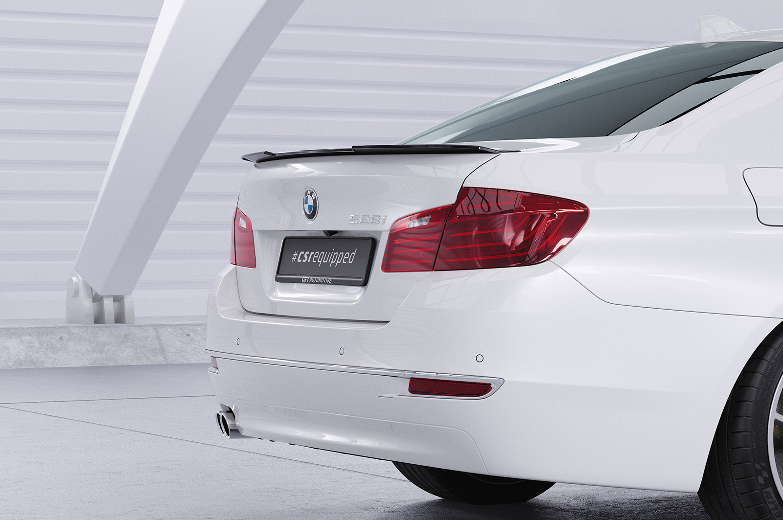 CSR Heckspoiler | Heckflügel mit ABE für BMW 5er F10 HF666-C Carbon Look Hochglanz (keine Lackierung erforderlich)