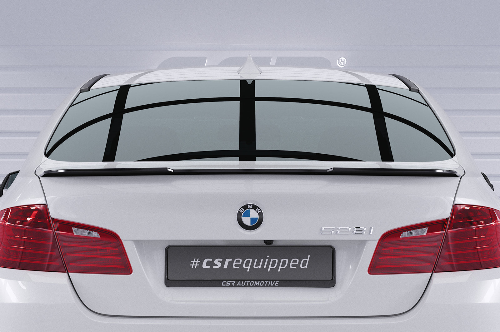 CSR Heckspoiler | Heckflügel mit ABE für BMW 5er F10 HF666-S Strukturiert schwarz matt (keine Lackierung erforderlich)