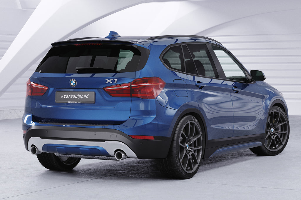 CSR Heckspoiler | Heckflügel mit ABE für BMW X1 F48 HF668-G Glossy schwarz Hochglanz (keine Lackierung erforderlich)
