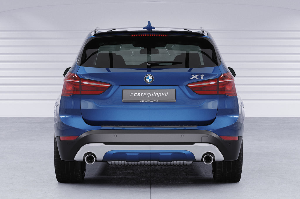 CSR Heckspoiler | Heckflügel mit ABE für BMW X1 F48 HF668-S Strukturiert schwarz matt (keine Lackierung erforderlich)