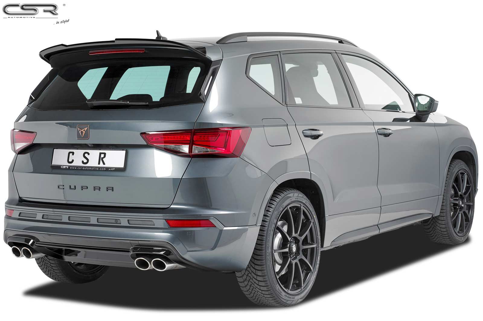 CSR Heckspoiler | Heckflügel mit ABE für Cupra Ateca HF669-C Carbon Look Hochglanz (keine Lackierung erforderlich)
