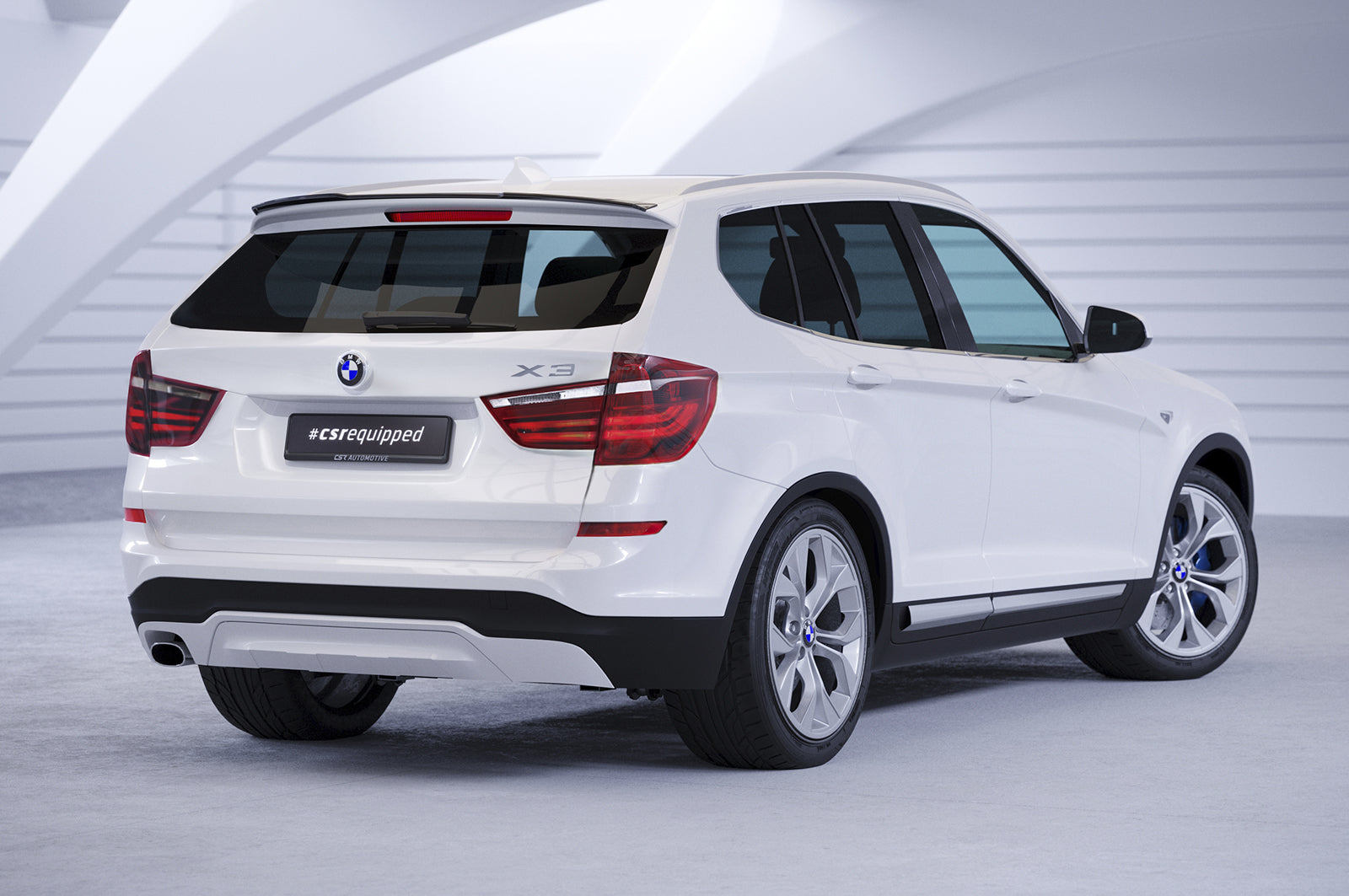 CSR Heckspoiler | Heckflügel mit ABE für BMW X3 F25 HF671-C Carbon Look Hochglanz (keine Lackierung erforderlich)