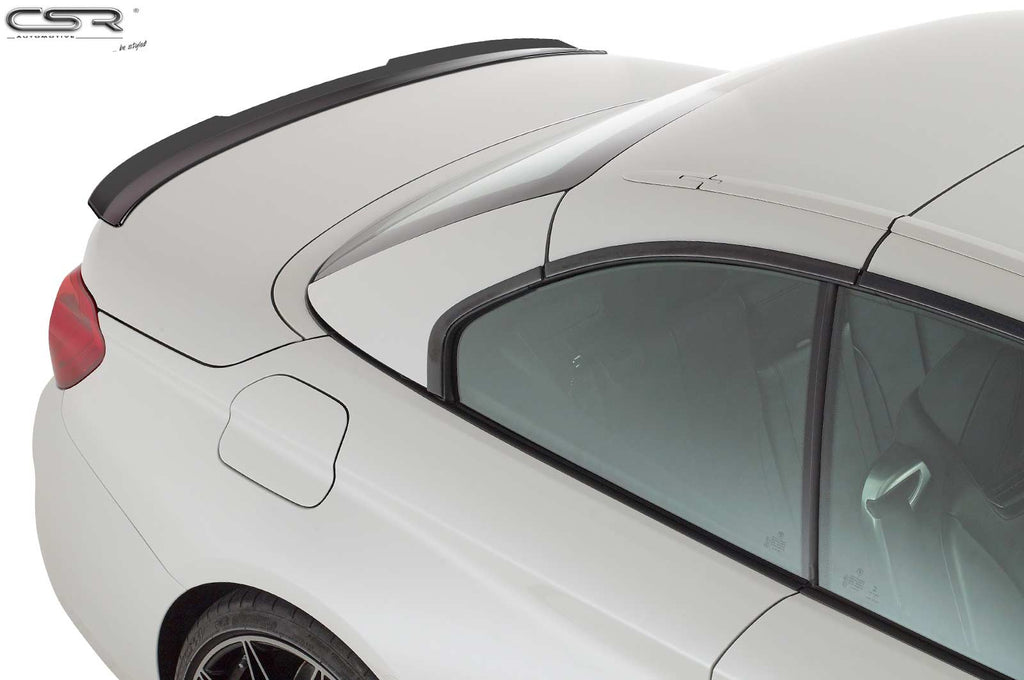 CSR Heckspoiler | Heckflügel mit ABE für BMW 4er F33 / M4 F83 Cabrio HF673-G Glossy schwarz Hochglanz (keine Lackierung erforderlich)