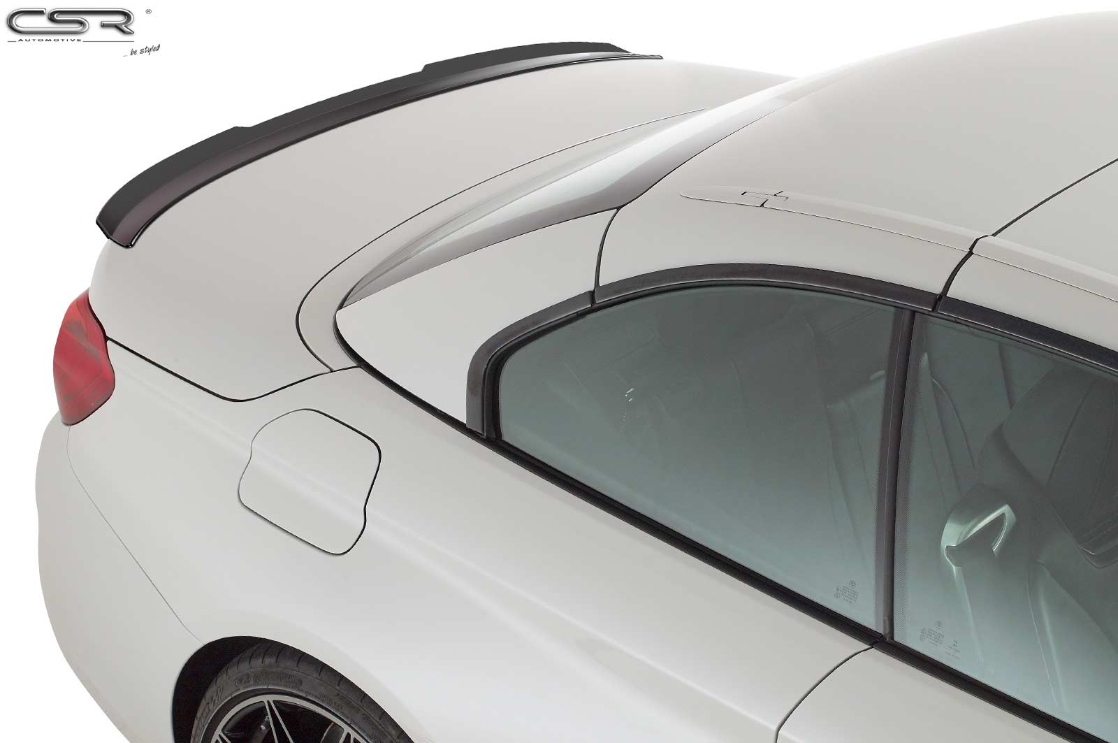 CSR Heckspoiler | Heckflügel mit ABE für BMW 4er F33 / M4 F83 Cabrio HF673-G Glossy schwarz Hochglanz (keine Lackierung erforderlich)