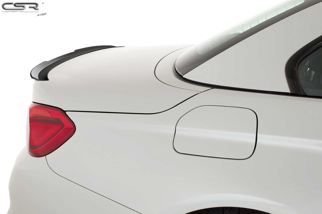 CSR Heckspoiler | Heckflügel mit ABE für BMW 4er F33 / M4 F83 Cabrio HF673-S Strukturiert schwarz matt (keine Lackierung erforderlich)