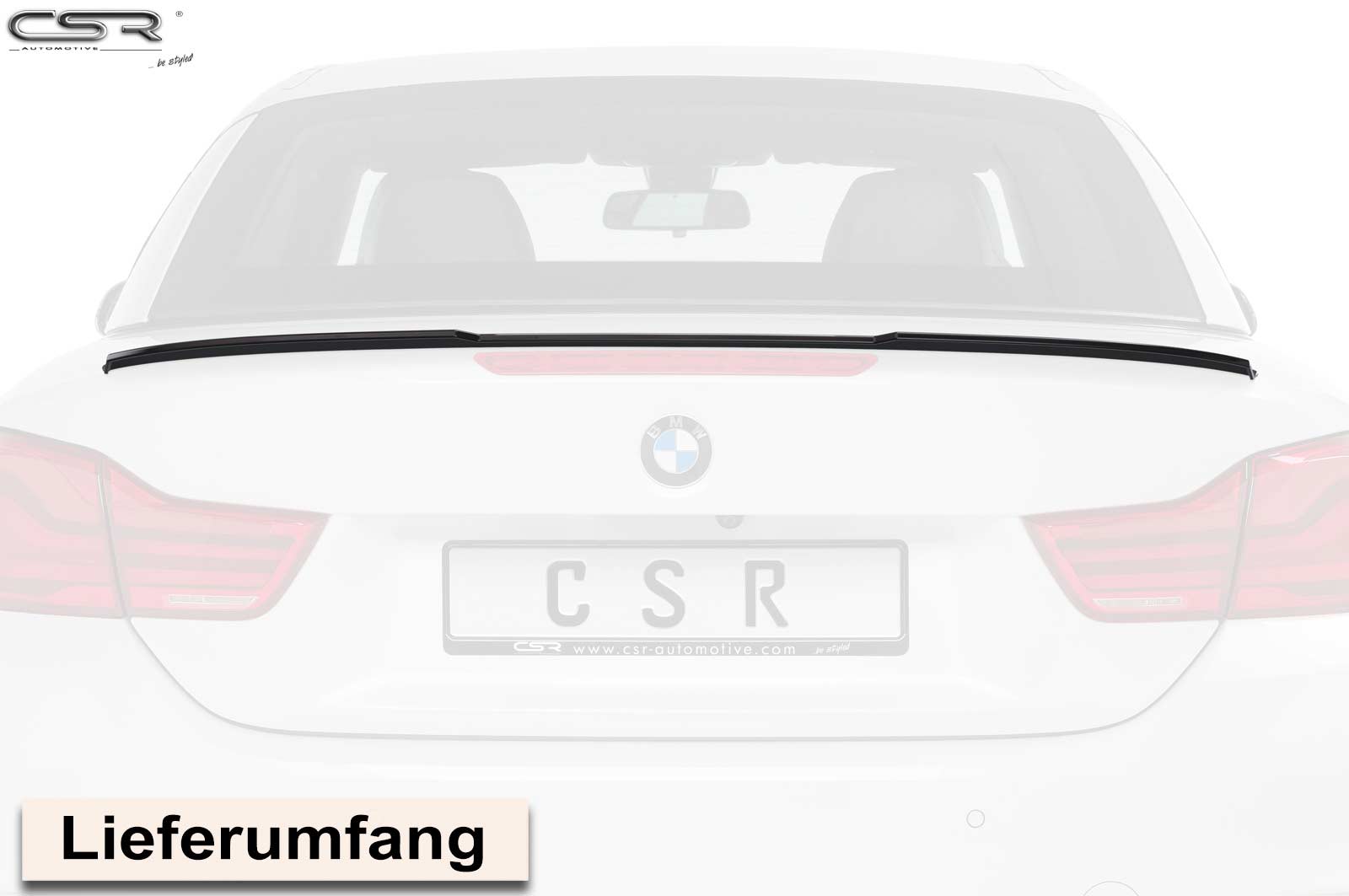 CSR Heckspoiler | Heckflügel mit ABE für BMW 4er F33 / M4 F83 Cabrio HF673