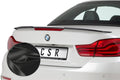 CSR Heckspoiler | Heckflügel mit ABE für BMW 4er F33 / M4 F83 Cabrio HF673-G Glossy schwarz Hochglanz (keine Lackierung erforderlich)