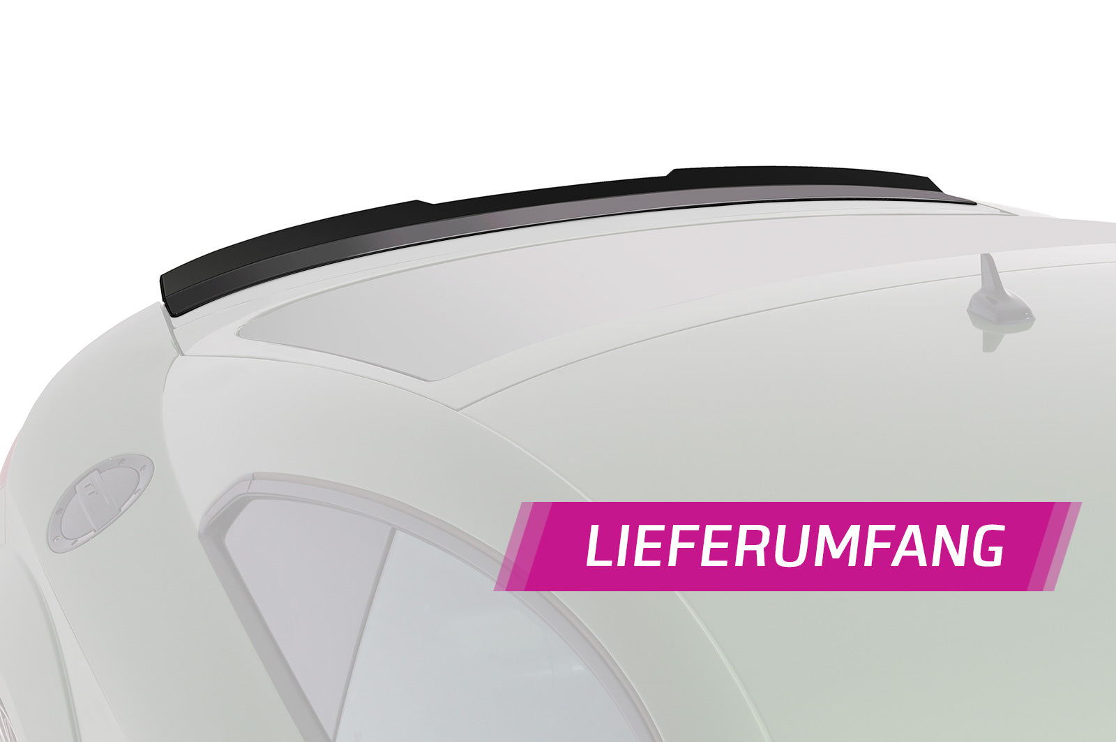 CSR Heckspoiler | Heckflügel mit ABE für Audi TT FV / 8S HF674-S Strukturiert schwarz matt (keine Lackierung erforderlich)