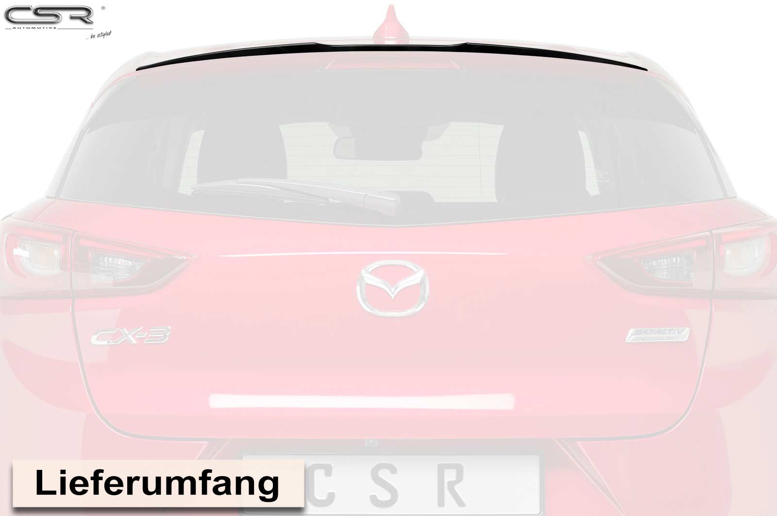 CSR Heckspoiler | Heckflügel mit ABE für Mazda CX-3 HF678