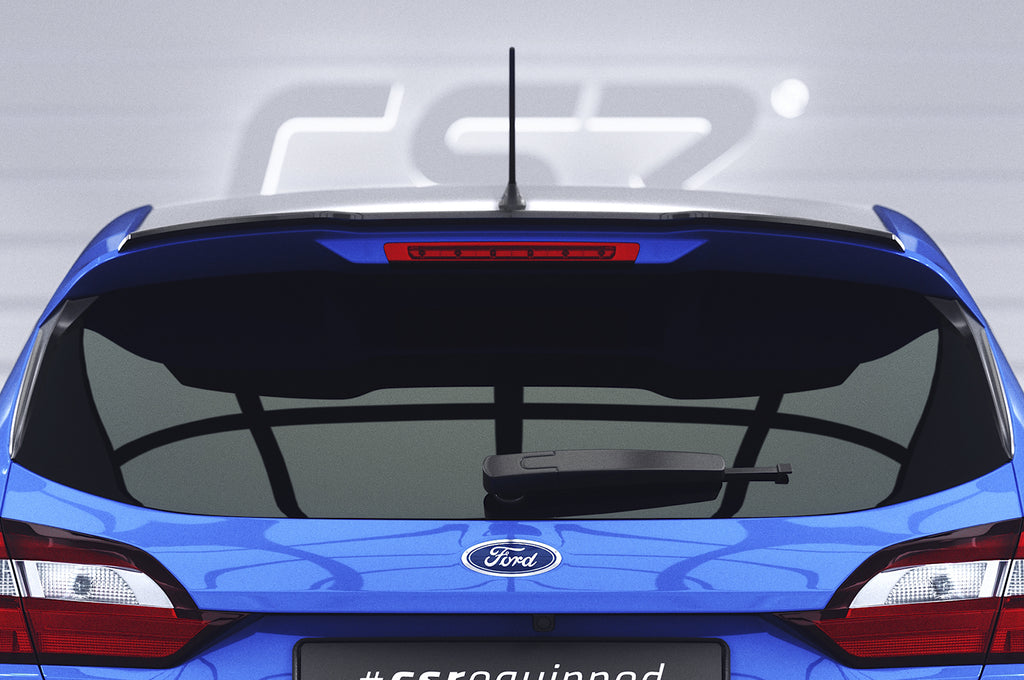 CSR Heckspoiler | Heckflügel mit ABE für Ford Fiesta MK8 ST/ST-Line HF680-C Carbon Look Hochglanz (keine Lackierung erforderlich)
