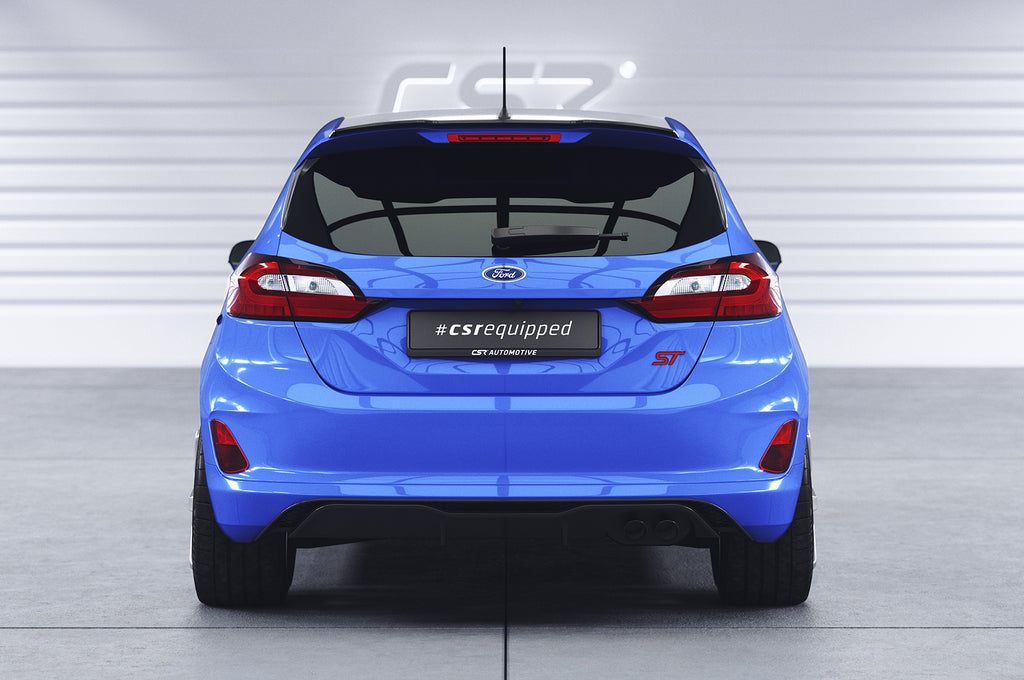 CSR Heckspoiler | Heckflügel mit ABE für Ford Fiesta MK8 ST/ST-Line HF680-C Carbon Look Hochglanz (keine Lackierung erforderlich)