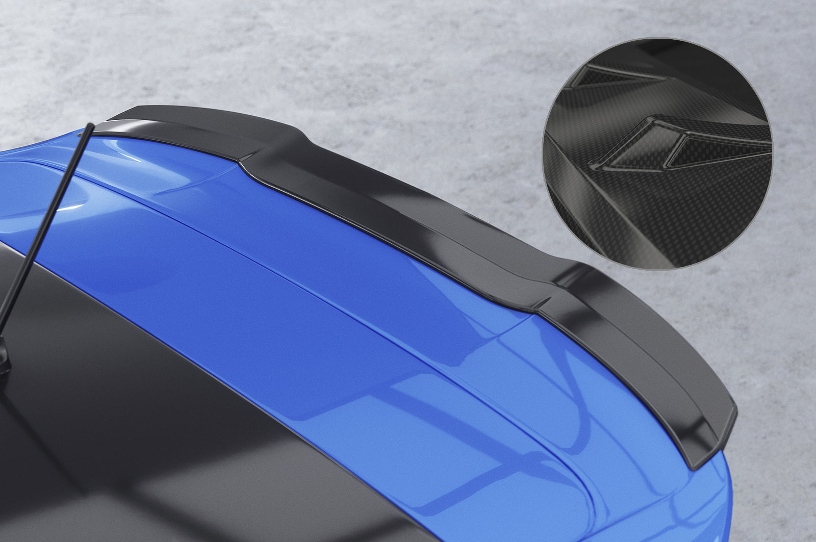 CSR Heckspoiler | Heckflügel mit ABE für Ford Fiesta MK8 ST/ST-Line HF680-C Carbon Look Hochglanz (keine Lackierung erforderlich)