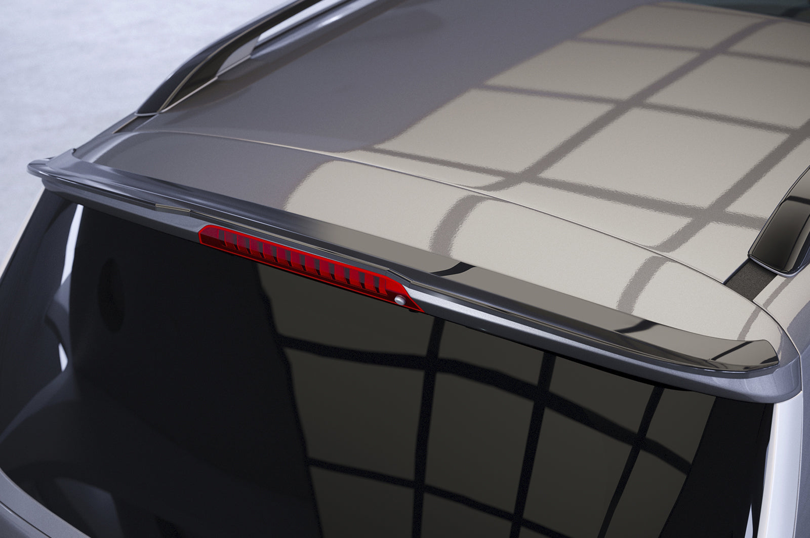 CSR Heckspoiler | Heckflügel mit ABE für Ford Kuga 2. Generation HF681-C Carbon Look Hochglanz (keine Lackierung erforderlich)