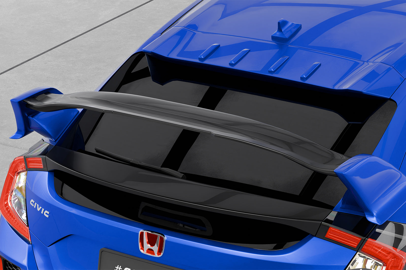 CSR Heckspoiler | Heckflügel mit ABE für Honda Civic Type R FK8 HF682