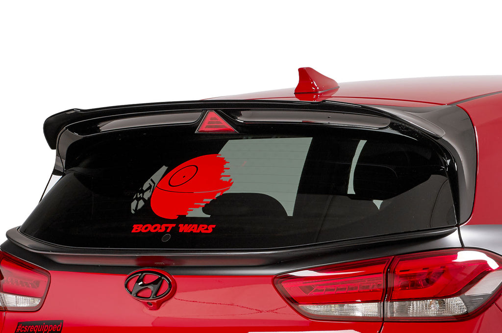 CSR Heckspoiler | Heckflügel mit ABE für Hyundai I30 N (PD) N HF683-G Glossy schwarz Hochglanz (keine Lackierung erforderlich)